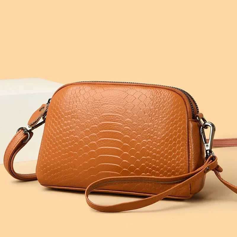 Cross Border Womens Crossbody Small Bag 2024 New Single Shoulder Small Bag Fashion Cow Leather Womens Handbag Trend Z250512