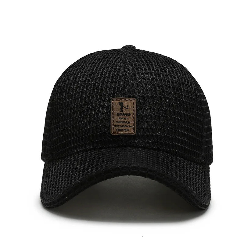 Mens Fashion Baseball Cap Summer Breathable Full Net Shade Fishing Outdoor Leisure Sports 250512