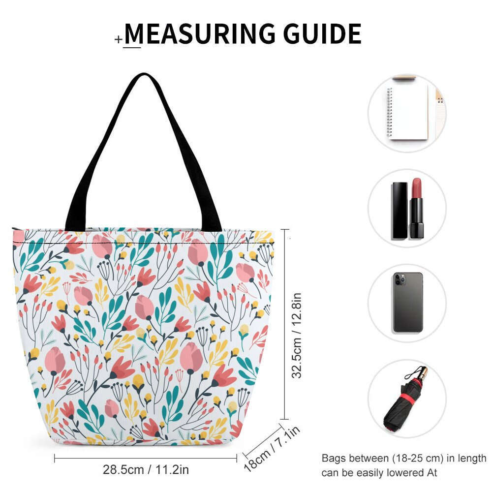 Leisure storage shopping large capacity hand-held printed fashionable and versatile makeup bag, crossbody bag