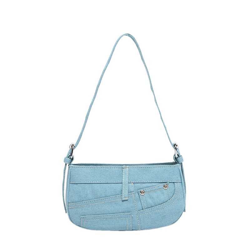 Small Design Jeans Bag Womens New Cross-Shoulder Bag Shoulder Canvas Bag Z250512
