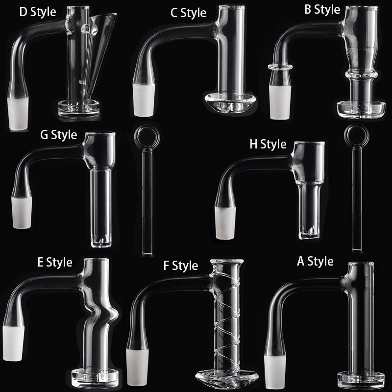 Full Weld Beveled Edge Terp Slurper terp feeder Control Tower Terp Slides Vortex Terp Slurper Quartz Banger 10mm 14mm 45 90 Degrees For Dab Rig Water Pipes