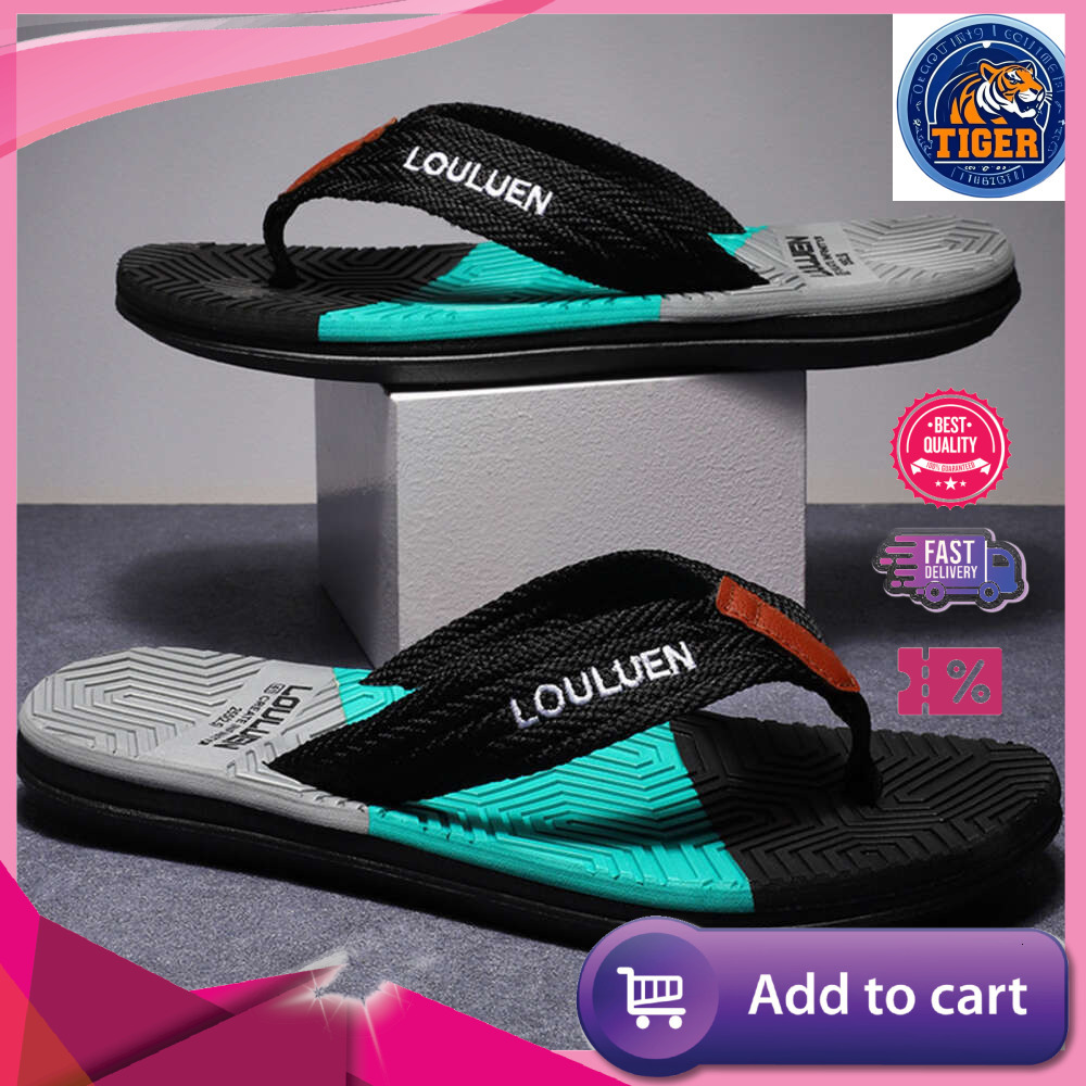 Ddmytiger Brand Flop Summer High Quality Non Slip Outdoor Beach Flip Flops Flat Fashion Casual Slippers Men Chinelo Masculino Outdoor Shoes