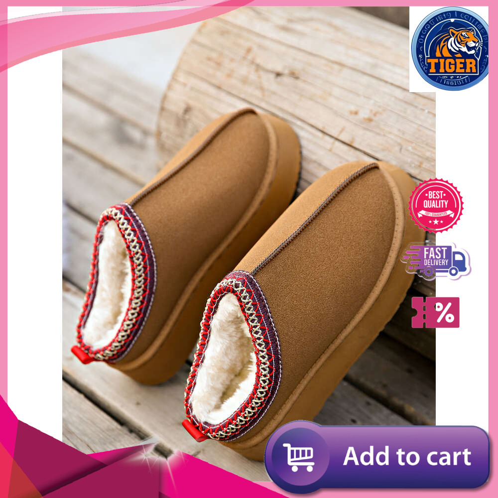 Ddmytiger Cotton Large Size Shoes For Women S Fashion Warmth And Comfort Snow Outdoor Shoes