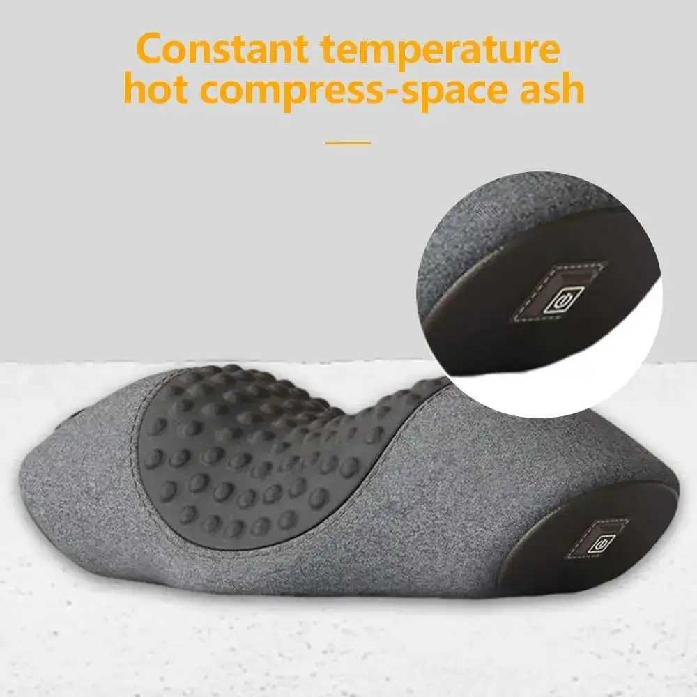 Heating Massage Neck Pillow Electric Neck Massage Pillow Cervical Stretcher Vibration Massage Back Non Traction Sleeping PillowsW250512