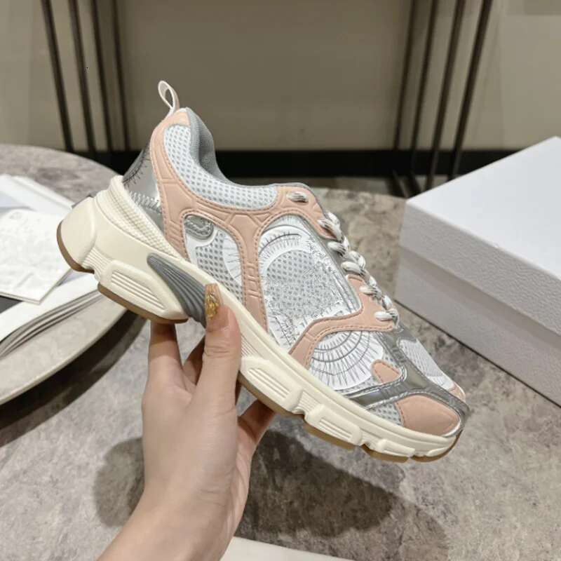 2025 new leather daddy female lovers casual men's and women's sports thick soles increase shoes