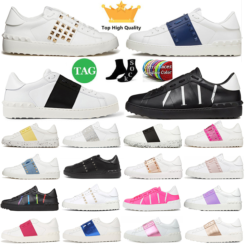 Valentino Garavani Open Sneakers dress Shoes Platform pumps Vintage[code ：L]Beige Luxury Sports Breathable Skate Dhgate Trainers loafers men wome