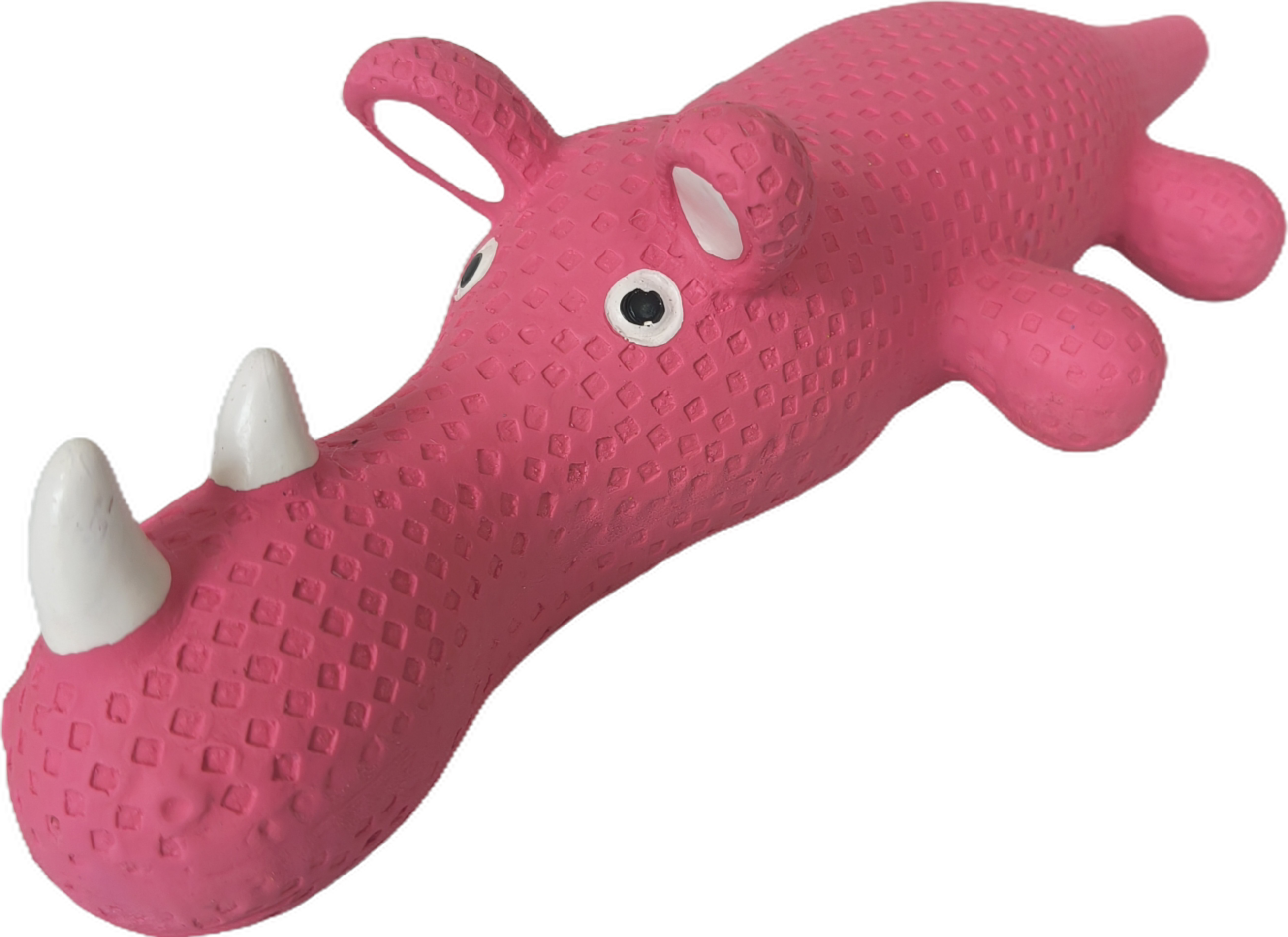 Rubber Sound Chewy Pet Toy Natural Squeaky Elephant & Rihnoceros Shaped Soft Latex Screaming Puppy Pet Toy 1pc/Pack