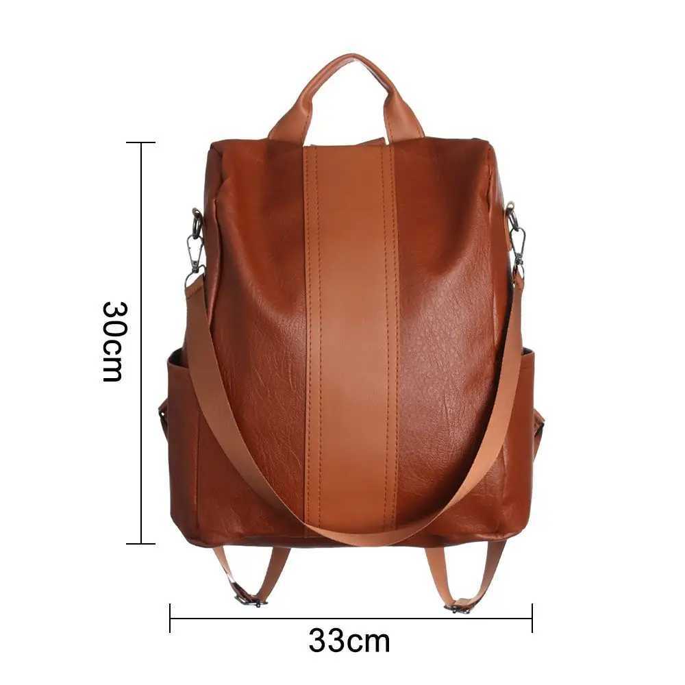 Women Anti-theft Design Backpack Casual Daypack Outdoor Female Rucksack Women Shoulder Travel Multi-function Bags Z250512