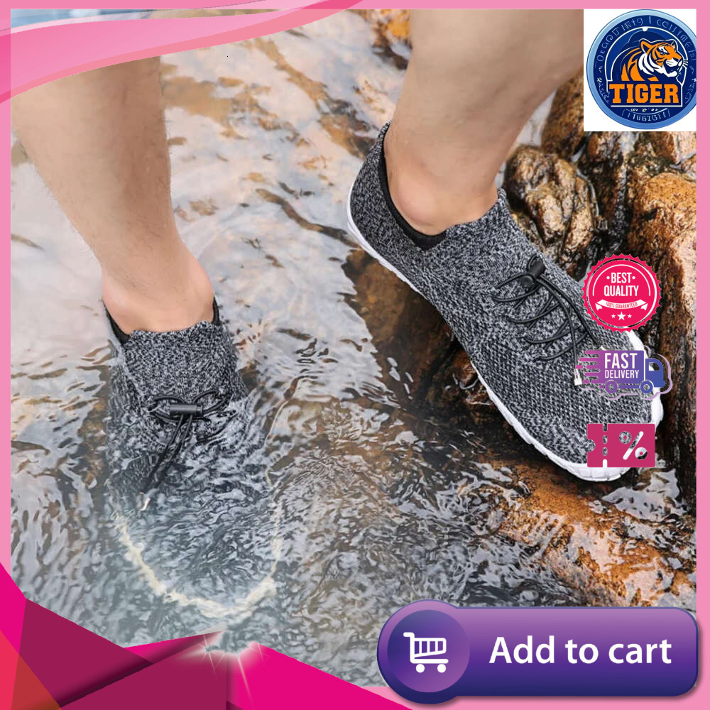 Ddmytiger Men Aqua Barefoot Shoes Anti Slip Summer Beach Seaside Swimming Sandals Breathable Hiking Surfing Wading Footwear New Outdoor Shoes