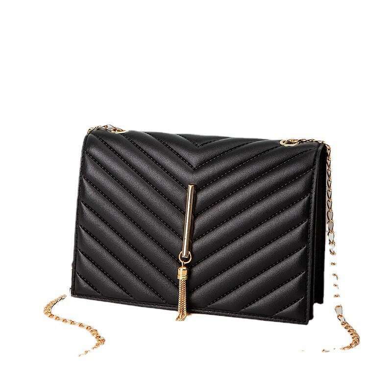 Embroidered Crossbody Simple Tassel Chain Mini Cheap Women's Small Square Bag