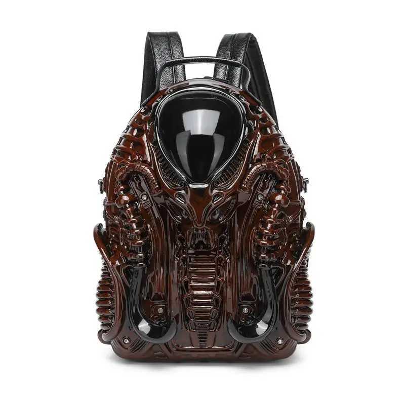 Personality Harajuku Punk Men Backpacks High-capacity Fashion Y2k Aesthetic Schoolbag Women Vintage Grunge Backpack for Students Z250512