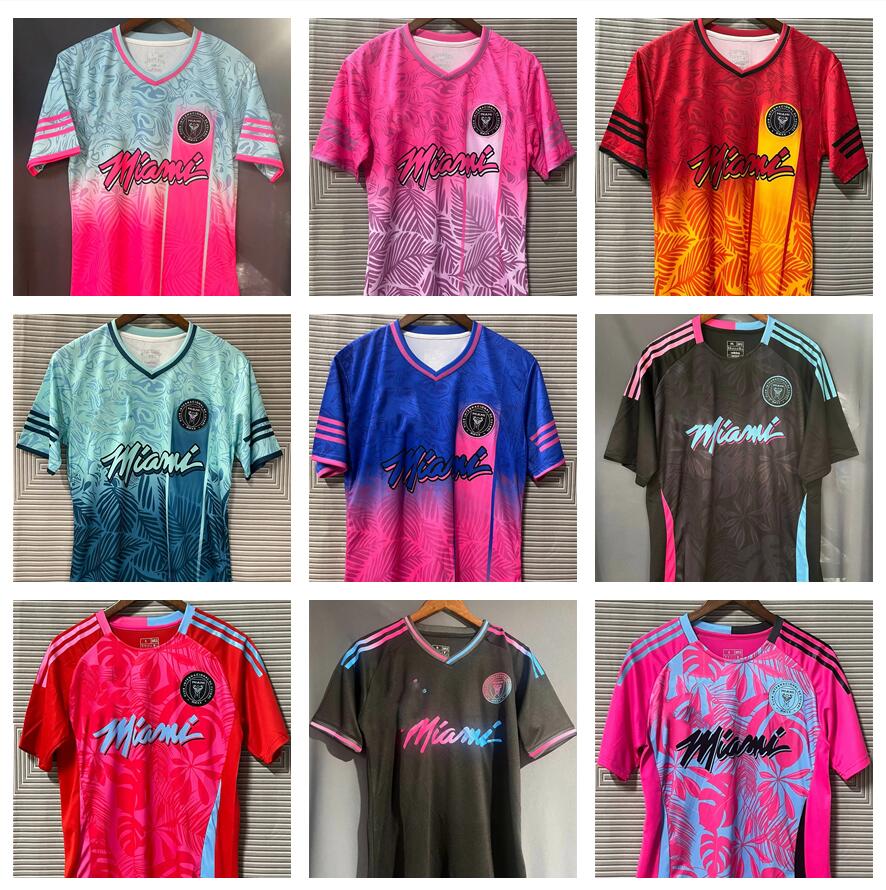 25 26 Inters MESSIS Soccer Jerseys Miamis SUAREZ Football Shirts 2024 2025 2026 HIGUAIN TRAPP PELLEGRINI Martinez FC CARRANZA PIREZ MORGAN men kids Kit 999000