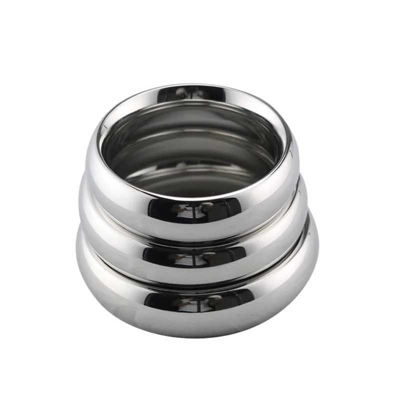 Metal large size Dia 57mm Heavy Duty male Ball Scrotum Stretcher penis lock bondage cock Ring Delay ejaculation BDSM Sex Toy men W250512