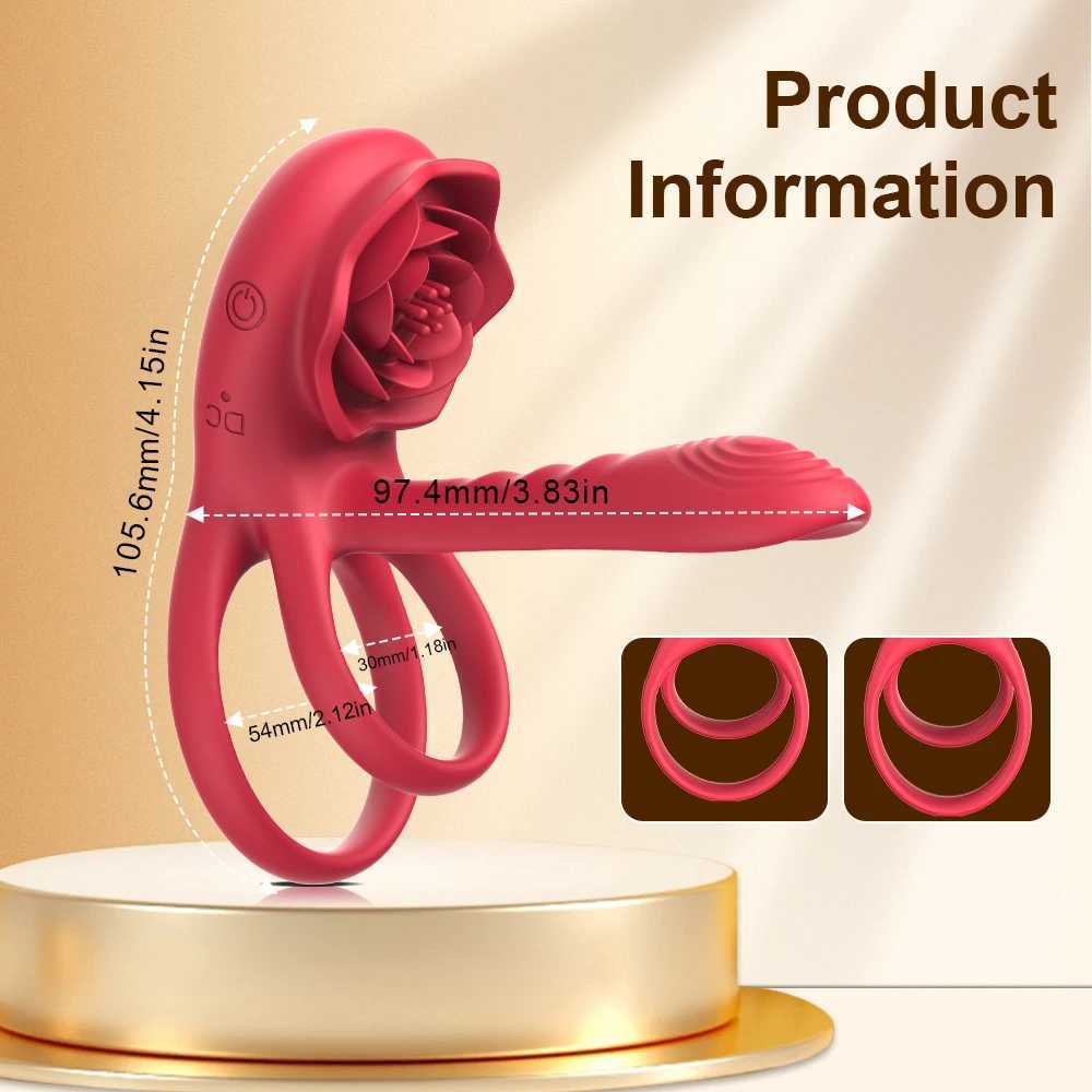 Wireless Remote Control Cock Ring Delay Ejaculation Cockring Vibrator Clitoris Stimulation Penis Ring Adults Sex Toys for Couple W250512