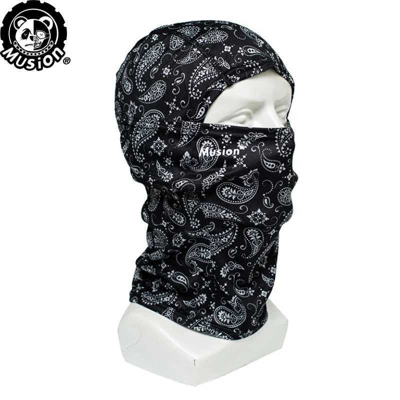Musion - Fashion Print Balaclava Original Face Mask Bandana Headband Scarf Outdoor Sports RidingW250512