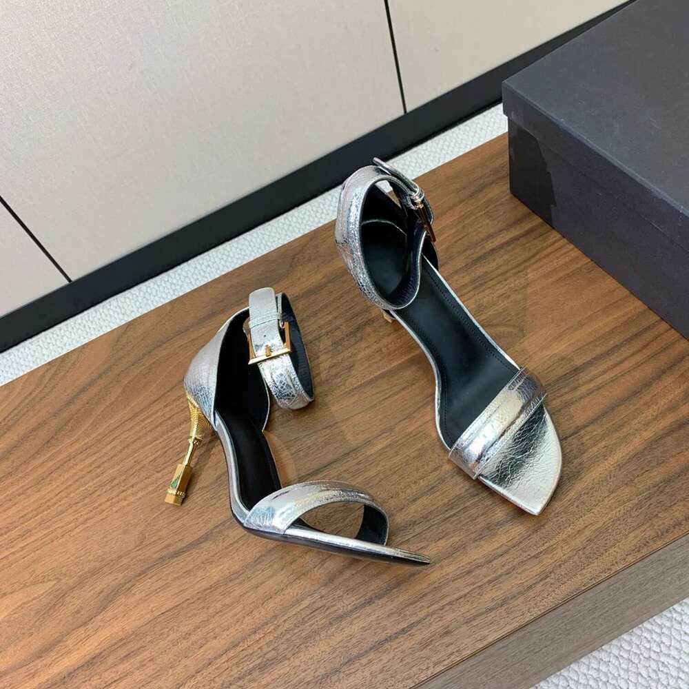 Women Size36-42 Genuine Leather Sandals Super High Heel Pumps Summer Buckle Strap Party Designer Shoes Zapatillas De Mujer