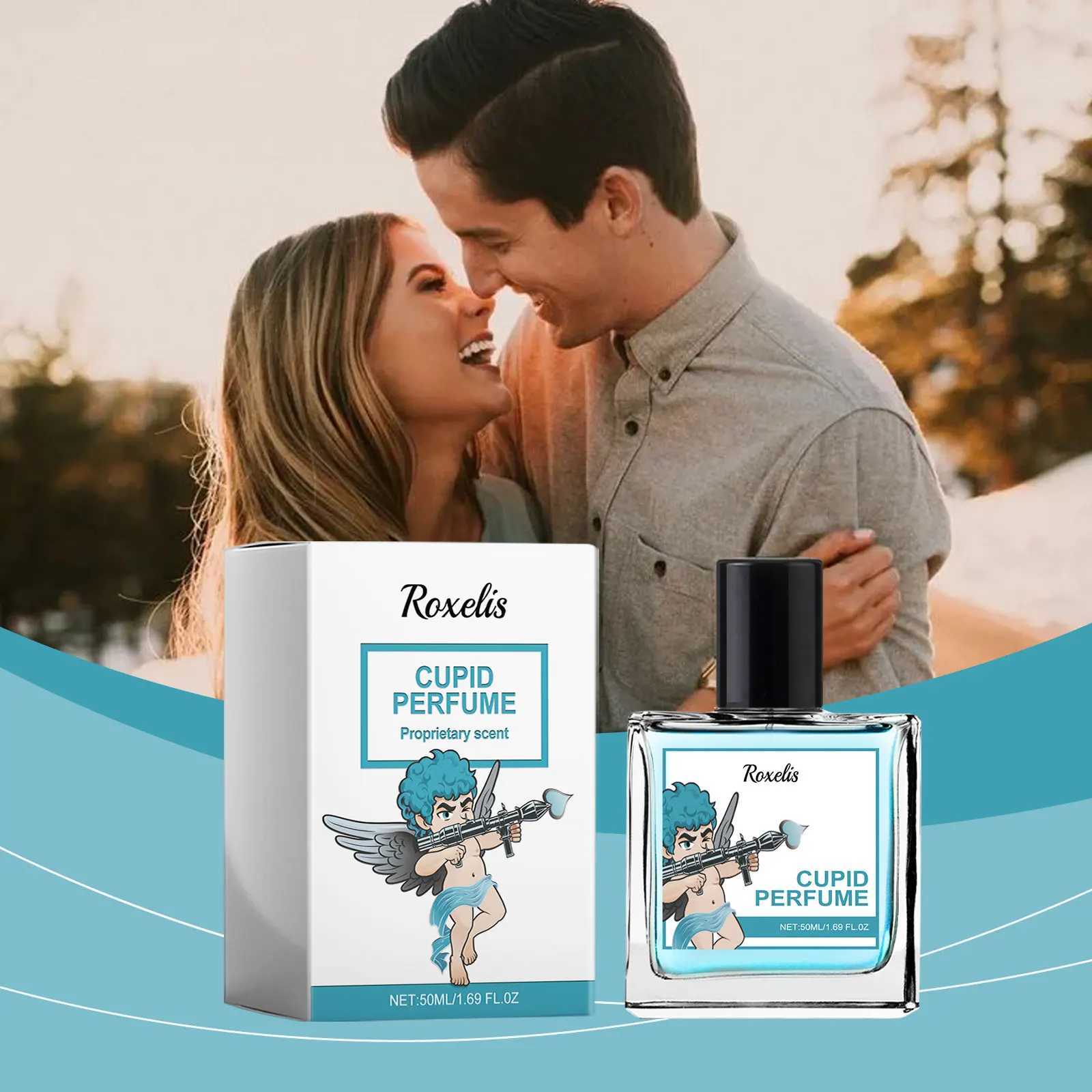 Roxelis 50ml Cologne Cupid Charm Perfume Natural Fragrance Flirting With Lasting Pheromone Romantic Dating Atmosphere PerfumeXJ250512