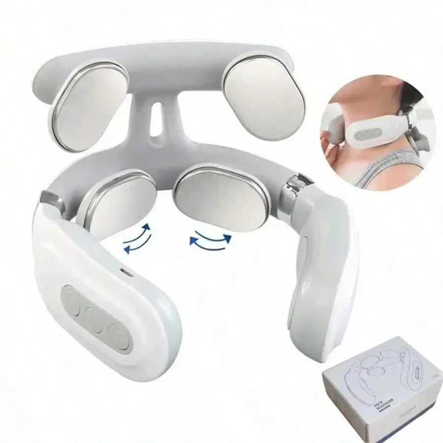 Portable Smart Neck Shoulder Massager - USB Rechargeable Lithium Battery Ideal Gift For Men WomenW250512