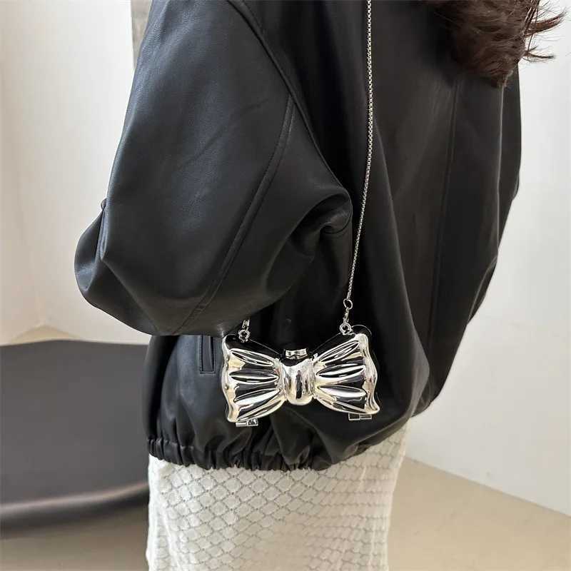 Acrylic Bag Glossy Pearl Flower Bag Bow Mini Change Key Lipstick Bag Messenger Bag Crossbody Bags for Women Z250512