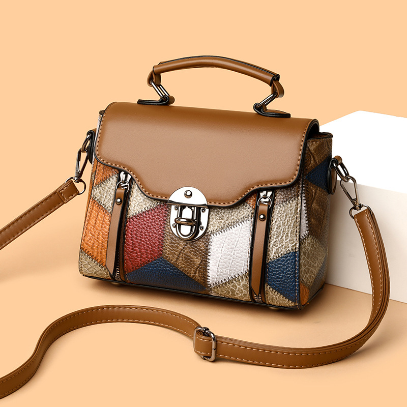 Bag texture 2025 women's new fashion high-end handbag versatile shoulder messenger bag