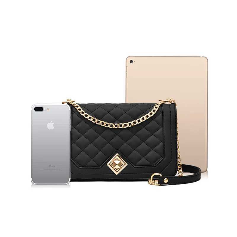 Womens Leather Crossbody Bag - Designer Chain Shoulder Bag Messenger Clutch Purse (Handcrafted) Z250512