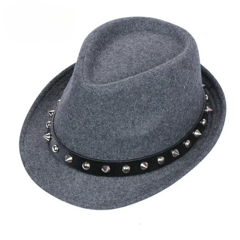 Winter Solid Fedoras For Men Top Jazz Hat Adult Bowler Hats Classic Version Chapeau 250512