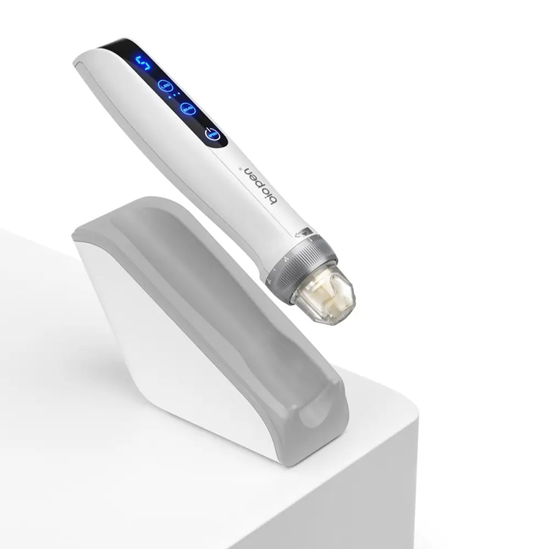 Bio Pen Q2 Derma Pen EMS Electroporation Red Blue Light Therapy Microneedle Machine Collagen Regeneration Hair Growth Skin Care Dermapen LED MTS Stamp