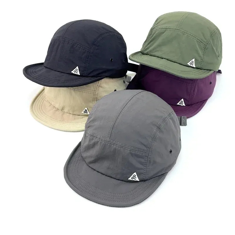 5 Panel Short Brim Quickdrying Golf Baseball Caps Mens Soft Lightweight Sports Running Cap Unisex Outdoor UPF50 Peaked 250512