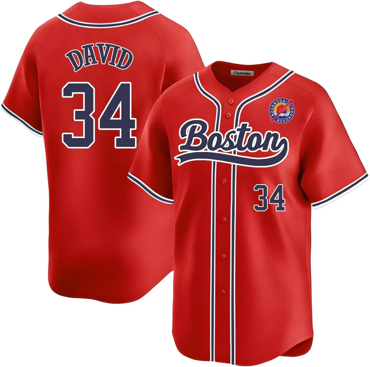 Mens/Youth Boston Baseball ed For Fans Red White Custom Jerseys This baseball uniform is a quick-drying custom-made sportswear for teenagers and adult