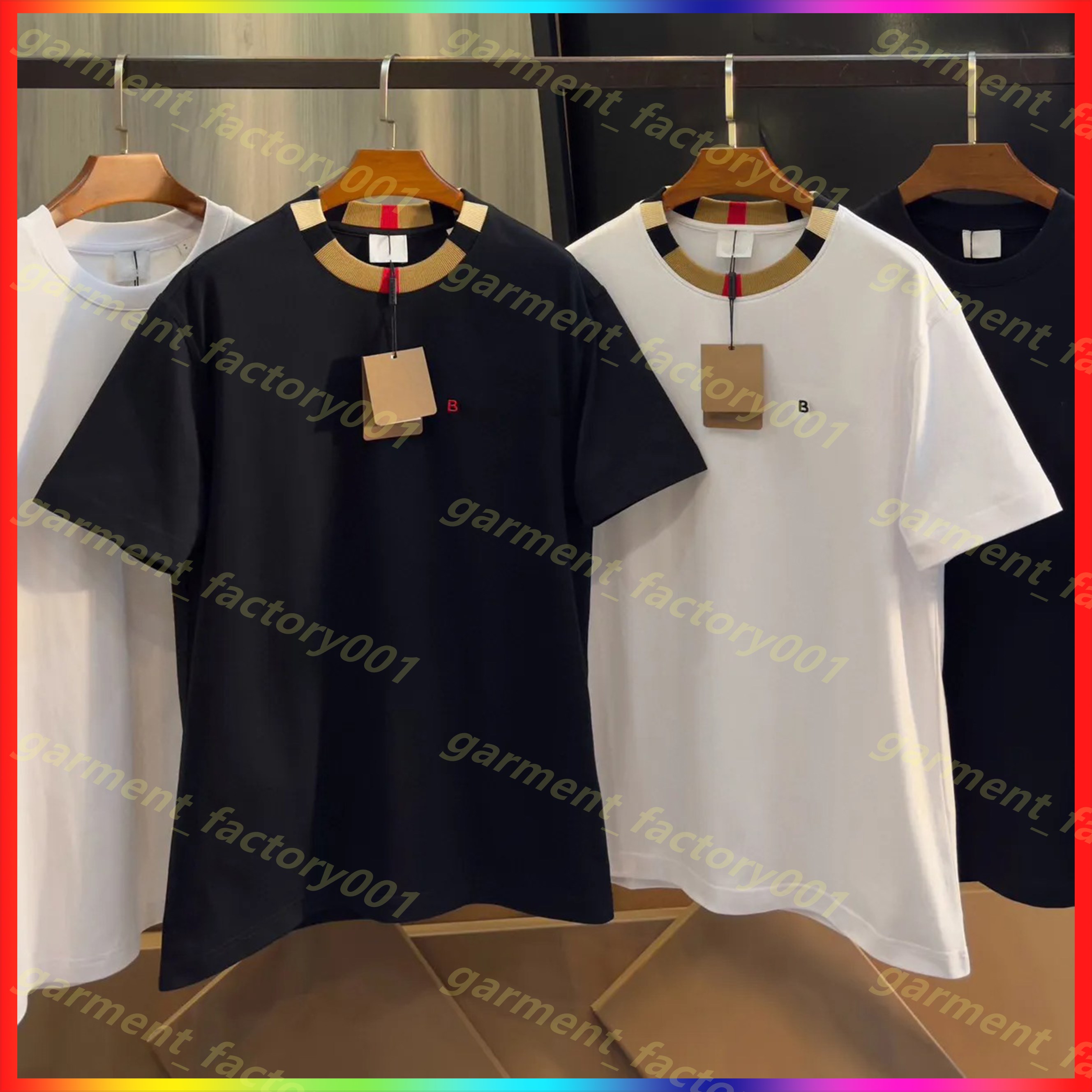 5A 2025 Designer T Shirts Men's T-shirt Monogram Embroidery Luxury Cotton Anti Wrinkle Breathable Soft Summer Fashion Casual Street Style M-3XL