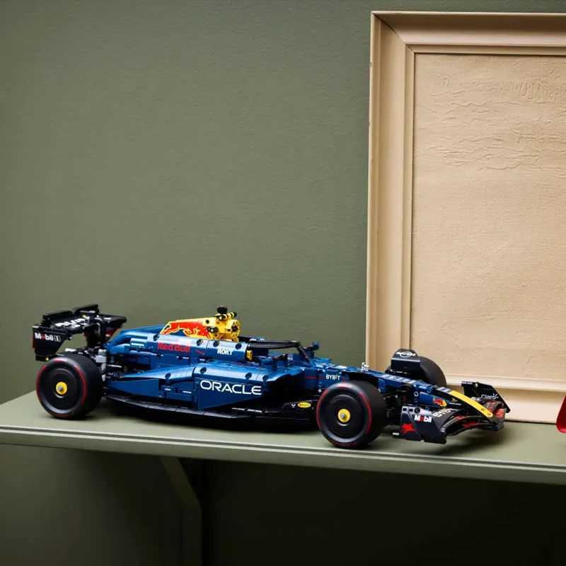 Technical Mechanical Building Blocks 1639pcs RB20 F1 Formula Racing Assembly Building Block Model Set Adult Boy Toy Gift z250510