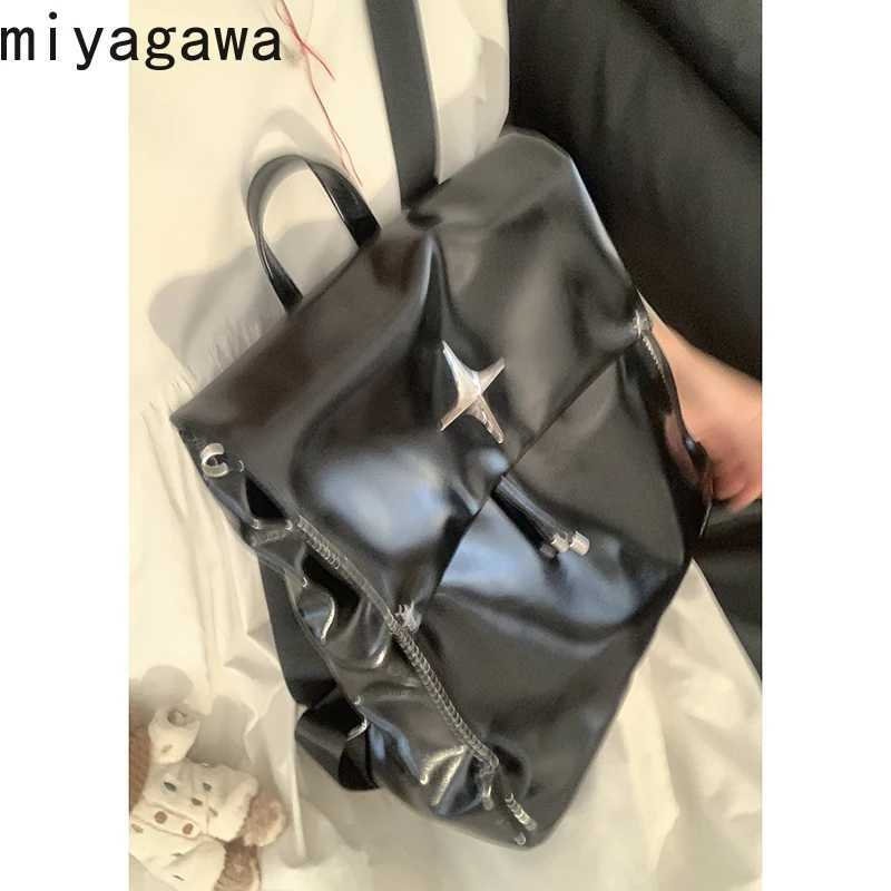 Miyagawa College Style Large Capacity Backpack for Womens 2024 New Fashion Student Backpacks for Travel and Commuting Bags Z250512