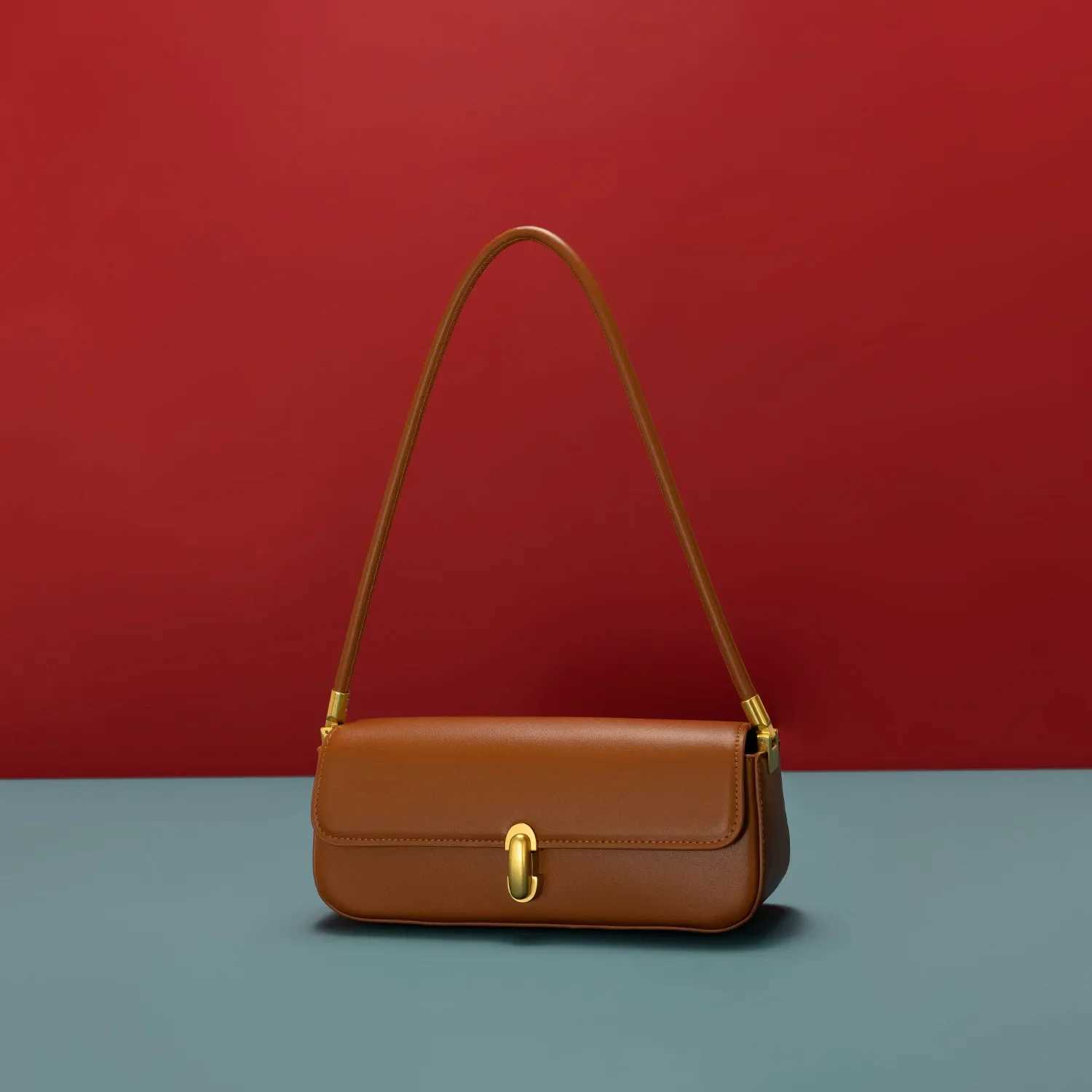 Niche High-end Baguette Bags 2024 Spring and Summer New Foreign Style Versatile Armpit Bag Simple Shoulder Womens BagW250512