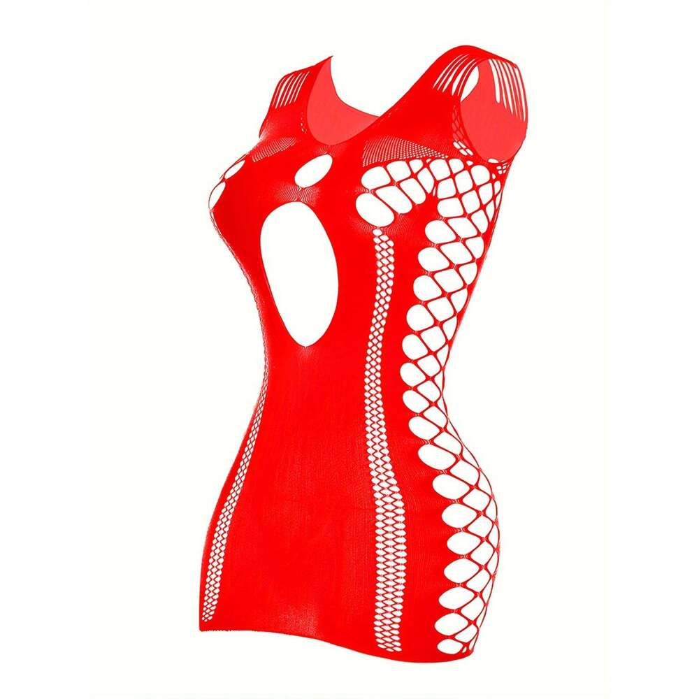 Patent Leather Sexy Lingerie Sexy Hip Wrap Fun Underwear Women S No Release Jacquard One Piece Mesh KQ