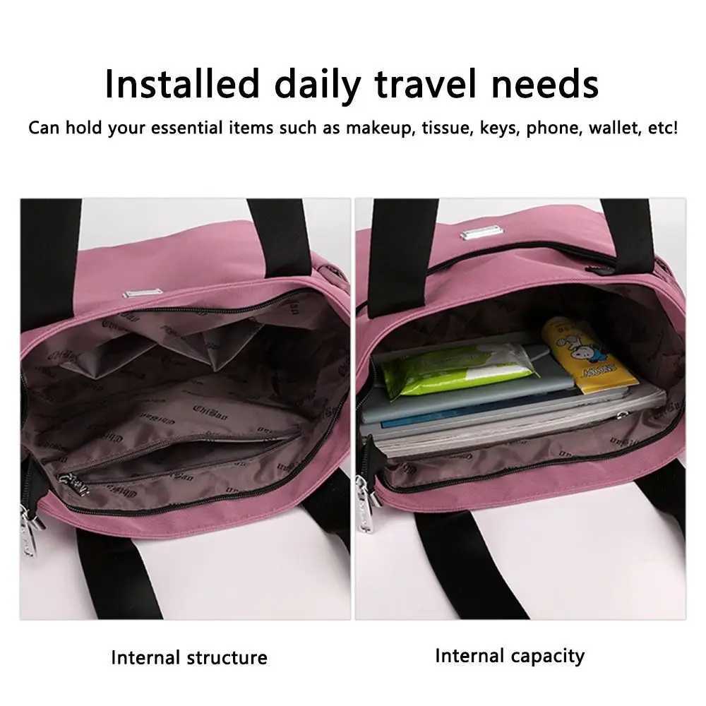 Waterproof Nylon Shoulder Bag Large Capacity Handbag Tote Bags For Work School And Travel Lightweight PracticalXJ250512