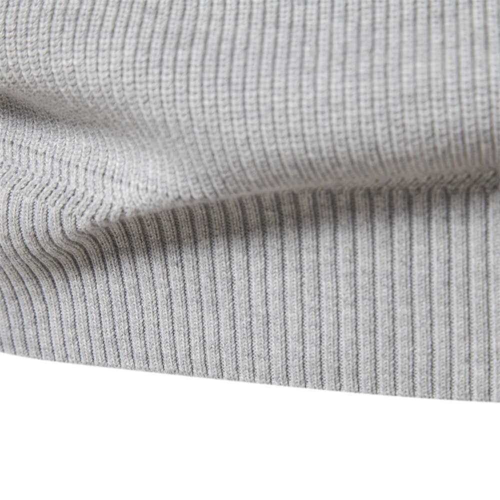 2023 New Autumn Cotton Zipper Cardigans For Fashion Casual Social Sweaters High Collar Warm Winter Knitted Sweater Men-250512