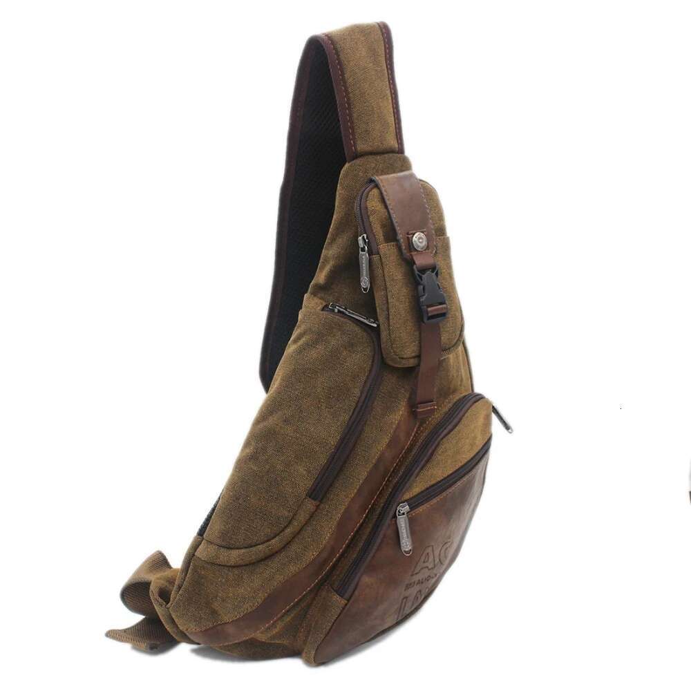 Men Sling Backpack Cross Body Messenger Chest Bag Rucksack Laptop Climb Military Sports Travel Canvas Male One Shoulder Bags