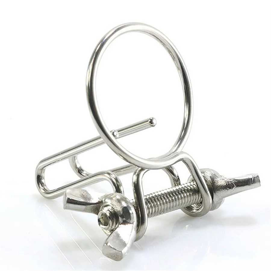 Metal Urethral Plug Adjustable Penis Expander Dilator Horse Eye Urethra Catheter Penis Plug Locking Ring Glans Sex Toys For Men W250512