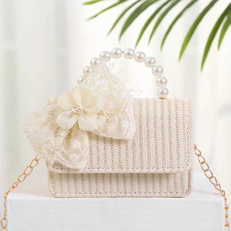 Simple Bowknot Straw Bag Messenger Portable Dual-purpose Holiday Photo Versatile Ladies Bag New Fashion Summer Bag Backpack Z250512
