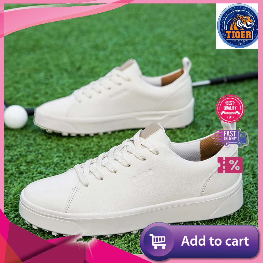Ddmytiger Shoes Professional Golf Men Women Outdoor Leather Sneakers For Male And Female Golfers Black Brown Fashion Soft Outdoor Shoes