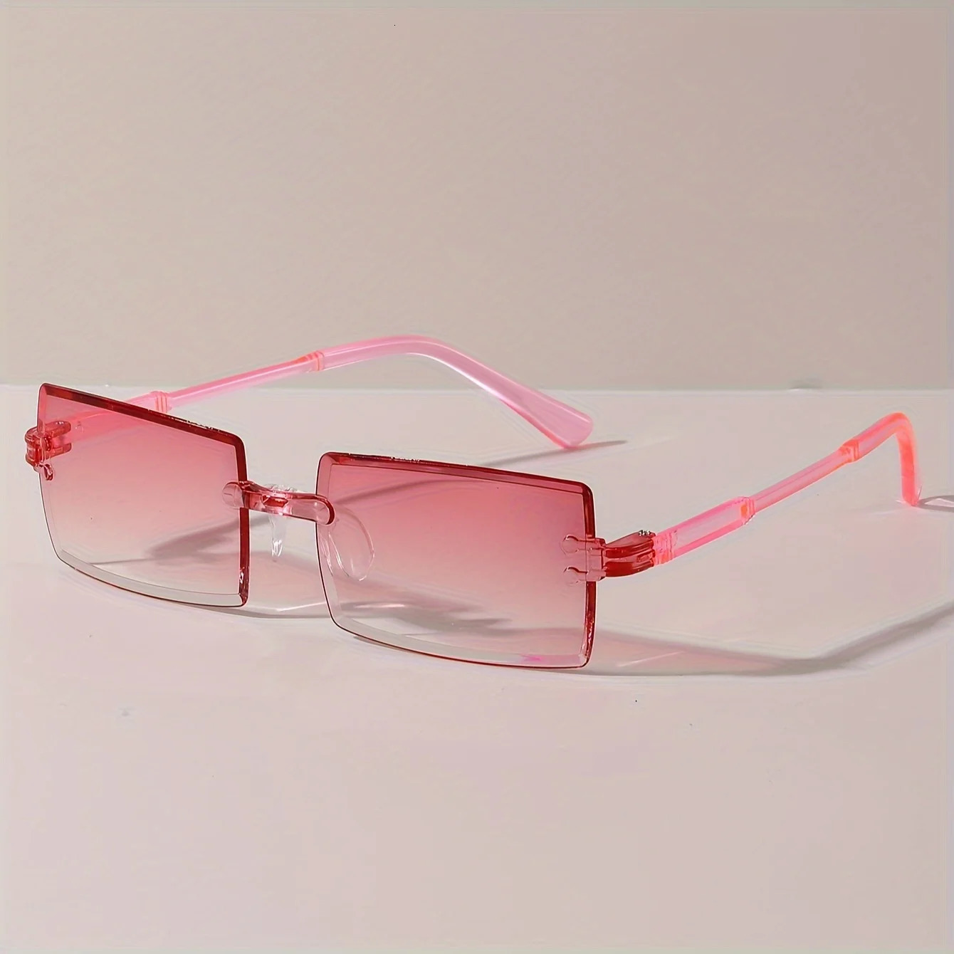 9pcs Rectangle Fashion Sunglasses For Women Men Cute Candy Color Decorative Shades Vacation Beach Party Glasses UV400 250512
