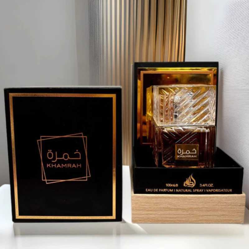 Khamrah 100ml Arab Brand Perfume Charming Mens Long-lasting Pheromone Sexy Body Spray Vanilla Caramel Woody Original Luxury EdpXJ250512