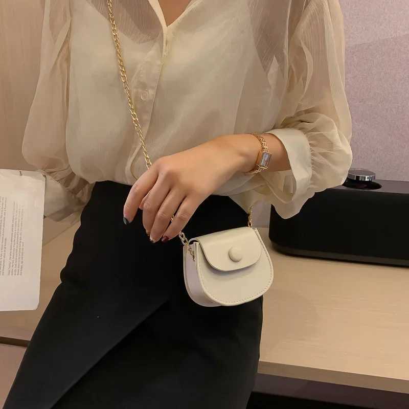 2023 New Mini Fashion Shoulder Bags for Kids Coffee Black Yellow Small Cross Body Bags Earphone Lipstick Storage Bags Z250512