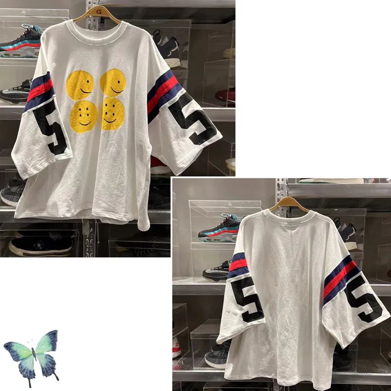 Mens Shorts KAPITAL Blue Dyed Retro Bone Loose RivetInlaid Gemstone Denim Cotton jeans Jacquard jorts pants Kaus Pria bottoms Oversize TShirt shorts Y2K