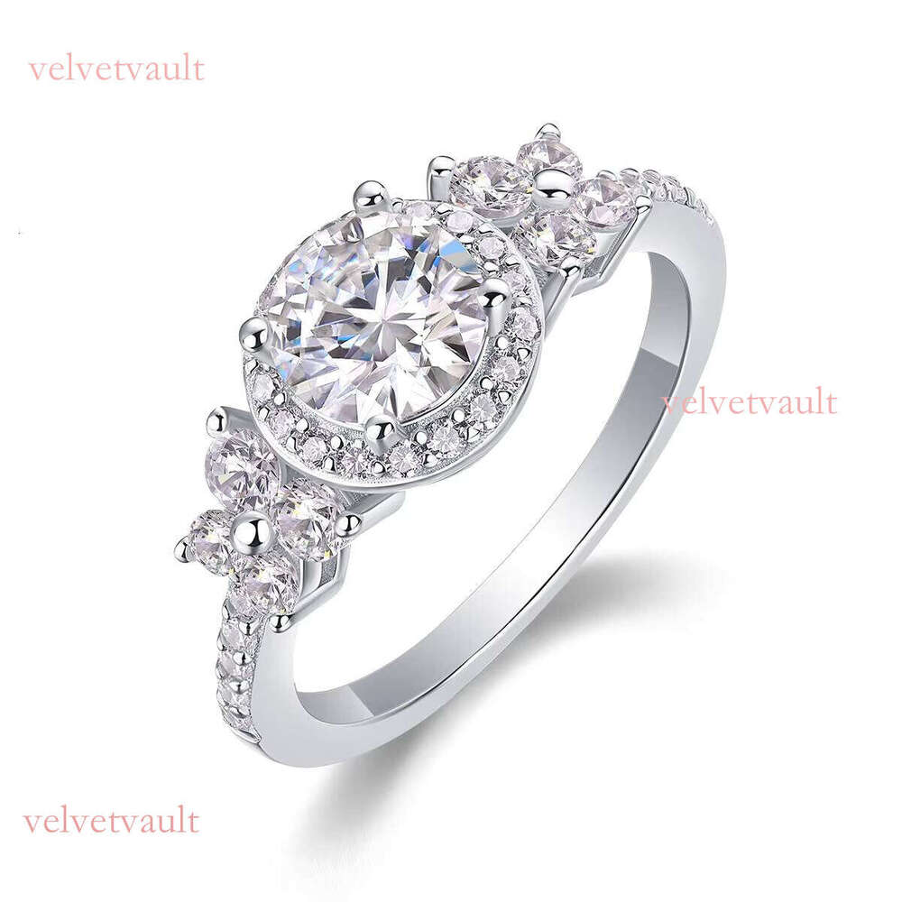 Unique Moissanite Cathedral Ring - Spike Set in Pure Silver, Size 5-9 American, Eternal Elegance