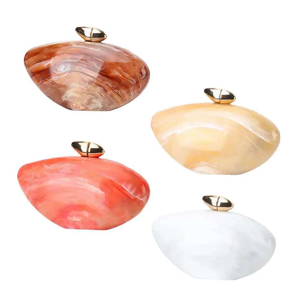 New Stone-Textured Imitation Irregular Women Handbag Fashion Evening Bag Wedding Party Clutch Purse Shoulder Crossbody