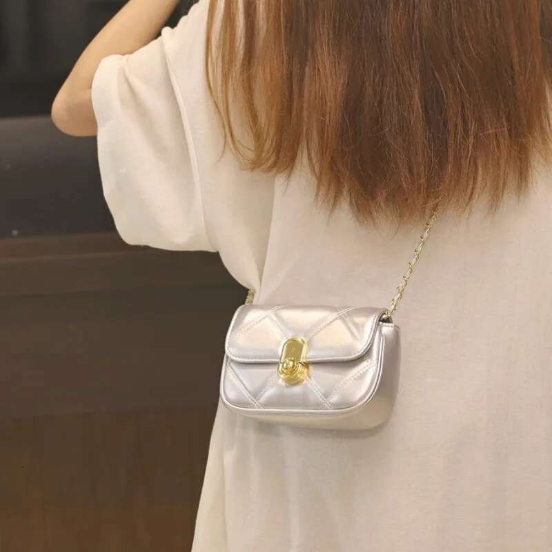 2024 New Summer Mobile Phone Single Shoulder Square Bag, Office Small Handbag, Popular Crossbody Bag