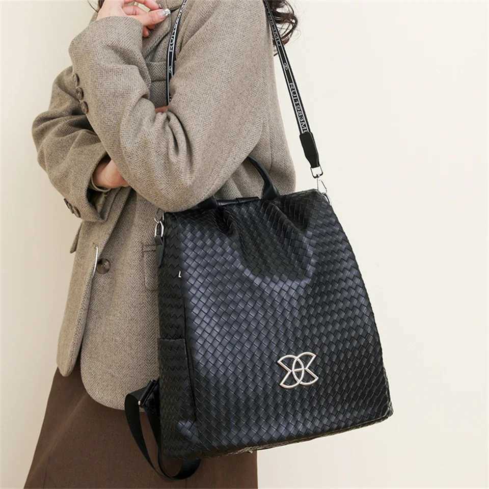 Womens Multifunction Backpacks Casual Nylon Solid Color School Bag For s Fashion Anti Theft Travel Bagpack Sac A Dos Z250512