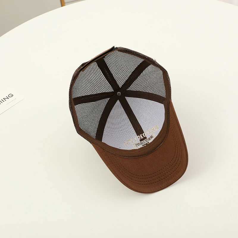 Children Mesh Baseball Cap Summer Breathable Letter Embroidered Baby Sun Hat Kids Boys Girls Outdoor Sunscreen Caps R250512