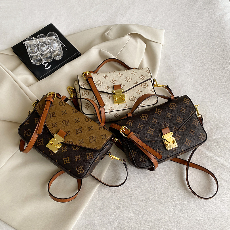 Designer Bag Luxury Bag Free Shipping Trendy Printed Women Shoulder Bag S Korean Style Shoulder Crossbody Small Square Handbag